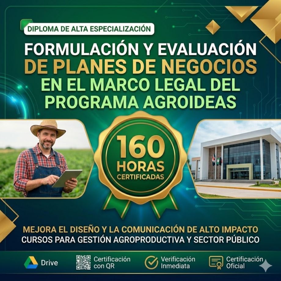 diploma agroideas 160 horas