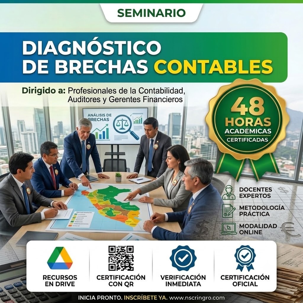 DIAGNÓSTICO DE BRECHAS CONTABLES | Seminario 48h.