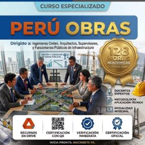 PERÚ OBRAS | Curso Especializado 128h.