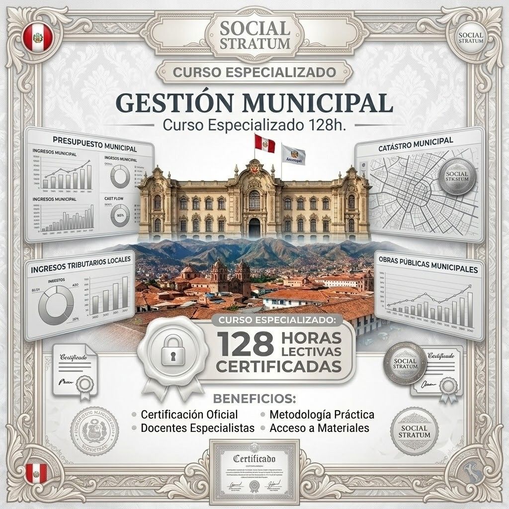 GESTIÓN MUNICIPAL | Curso Especializado 128h.