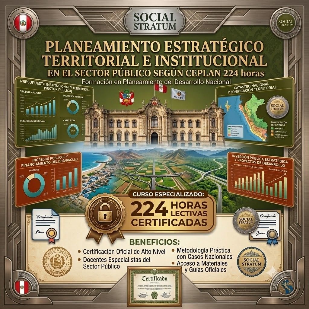 PLANEAMIENTO ESTRATÉGICO TERRITORIAL E INSTITUCIONAL EN EL SECTOR PÚBLICO SEGÚN CEPLAN 224h