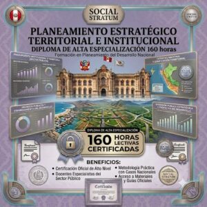 PLANEAMIENTO ESTRATÉGICO TERRITORIAL E INSTITUCIONAL EN EL SECTOR PÚBLICO SEGÚN CEPLAN 160 horas
