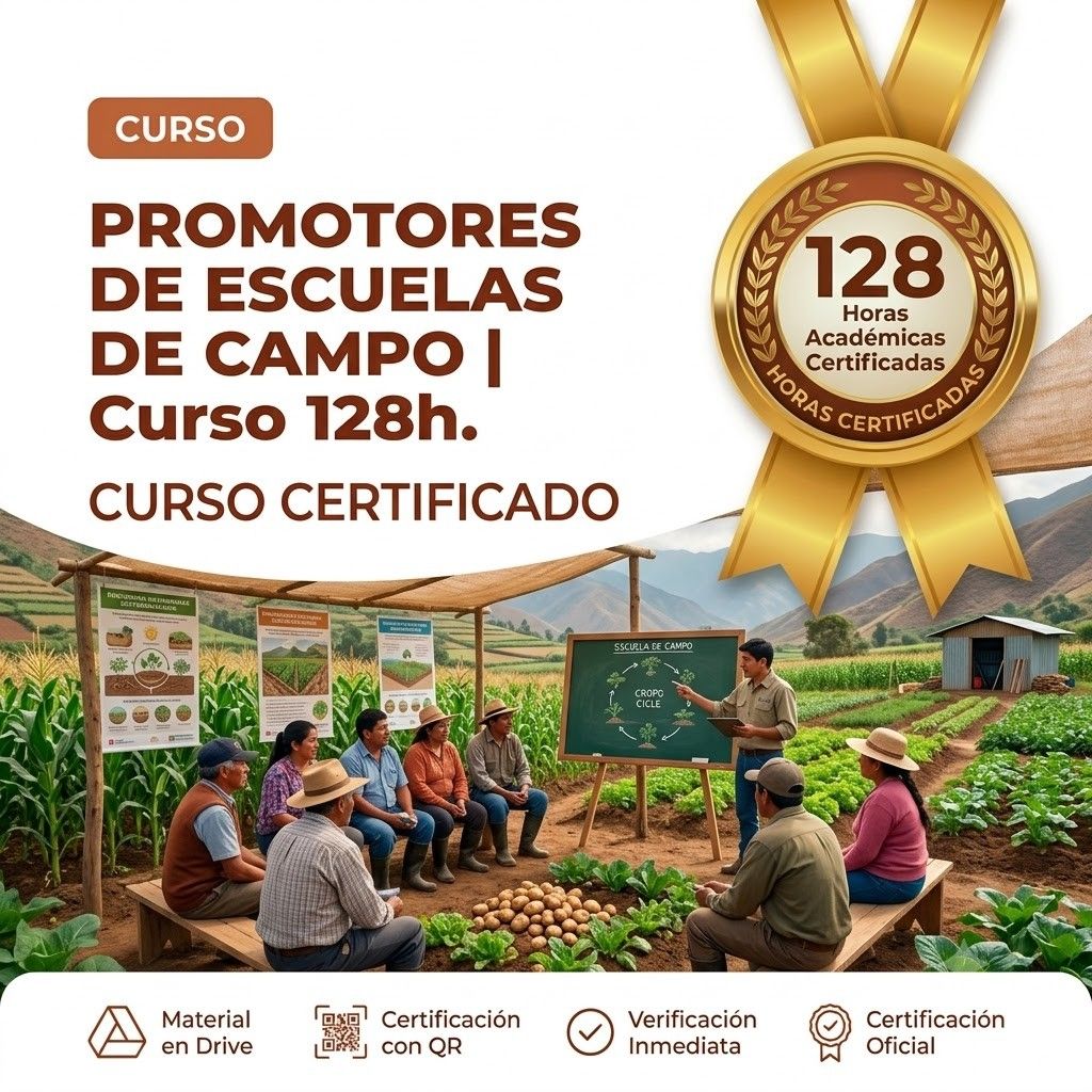 PROMOTORES DE ESCUELAS DE CAMPO | Curso 128h.