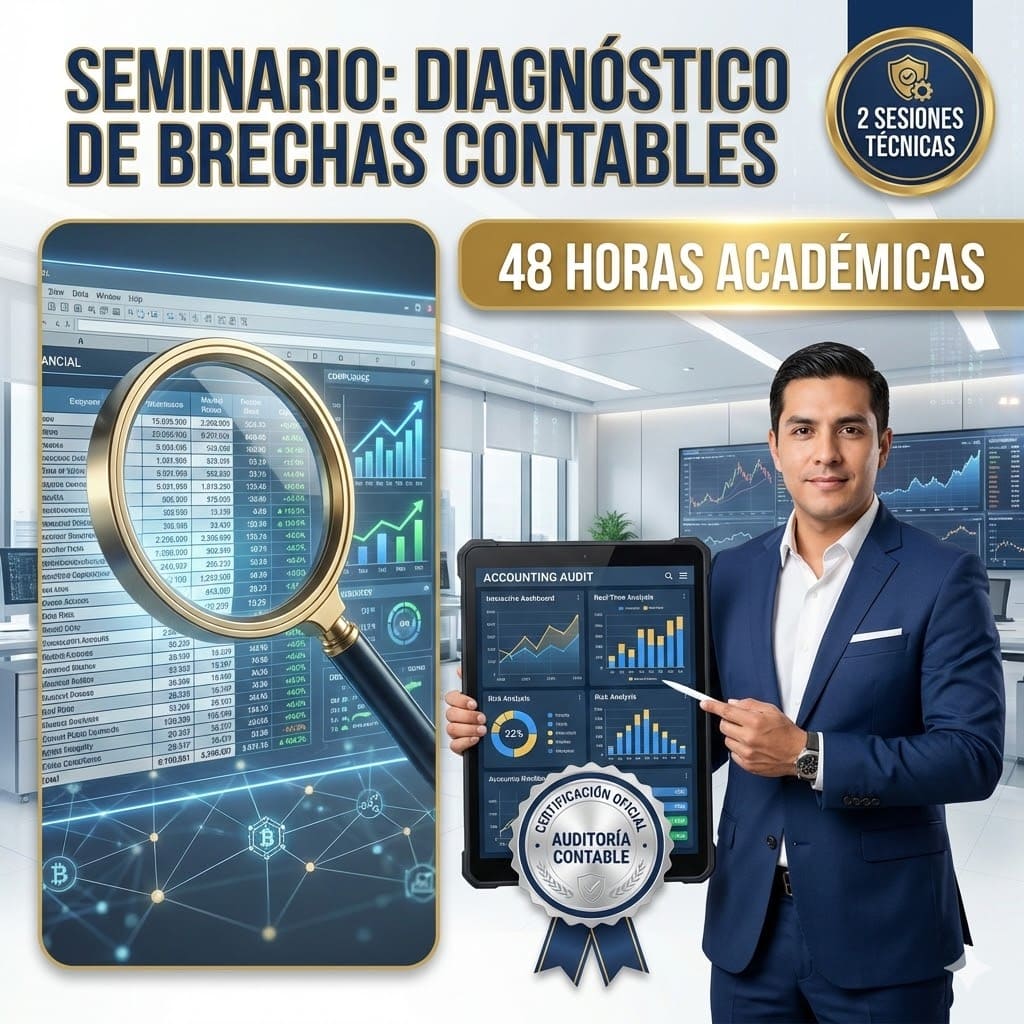 Certificación técnica en Diagnóstico de Brechas Contables 48 horas - Ponente Marlon Prieto Hormaza - Social Stratum Team.