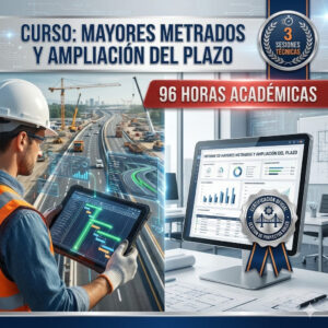 Certificación técnica en Mayores Metrados y Ampliación del Plazo 96 horas - Ponente Miguel A. Salinas Seminario - Social Stratum Team.