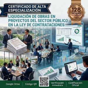 liquidació de obras en proyectos del sector publico en la ley de contrataciones