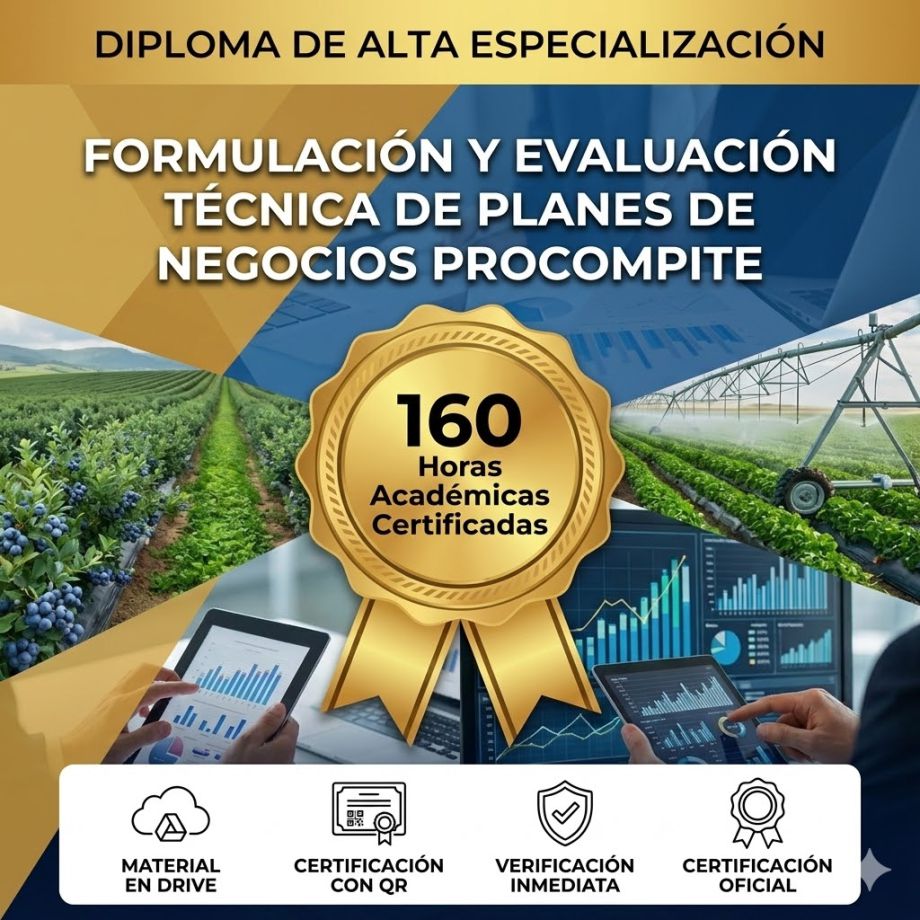 formulacion y evaluacion tecnica de procompite 160 horas