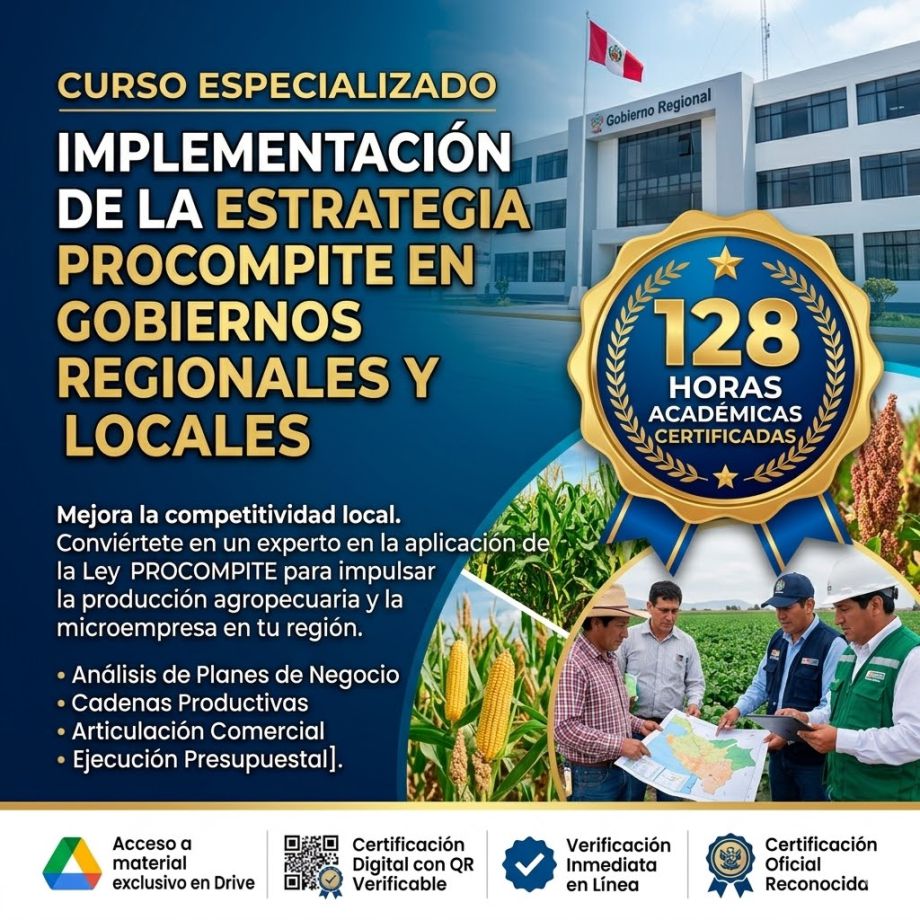 implementacion de procompite 128 horas