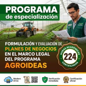 programa de especializacion en formulacion y evaluacion de planes de negocios agroideas 224 horas